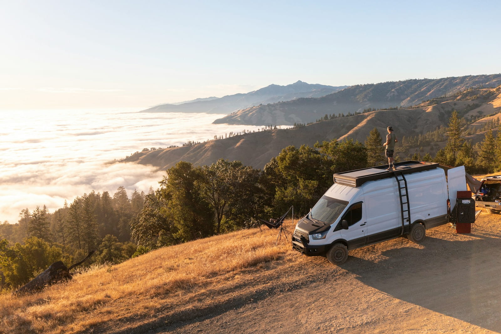 RV technician at work